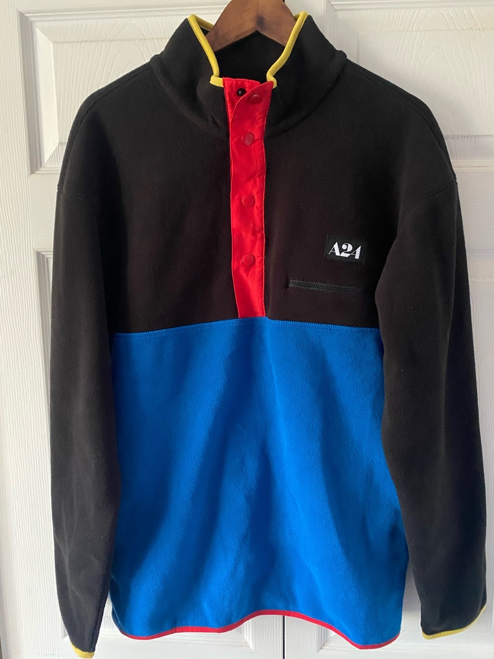 A24 “Party Fleece” Half-Snap Sweater, Size M, Never Worn